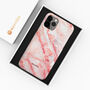 Bright Pink Marble Case For iPhone, thumbnail 1 of 4