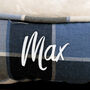 Personalised Plaid Pet Bed, thumbnail 5 of 8