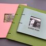 Personalised Leather Photo Album Frame Fronted, thumbnail 4 of 9