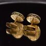 Grooms Grand Gold Royal Cufflinks Vintage Gift, thumbnail 2 of 5