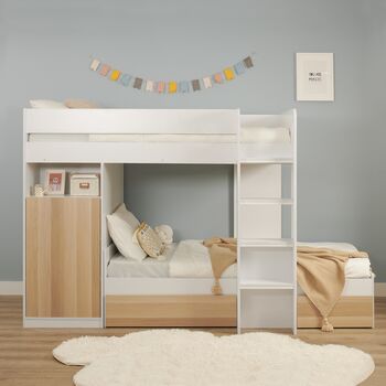 Leo L Shaped Two In One Combination Bunk Bed, 3 of 4