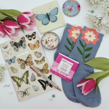 Vintage Floral And Butterflies Gift Set For Mother’s Day, 2 of 9
