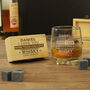 Personalised 'I Love You More Than Whisky' Glass And Stones Gift Set, thumbnail 2 of 4