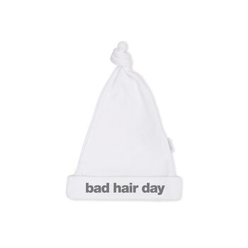Newborn Baby Hat, Bad Hair Day, Baby Shower Gift, 9 of 11