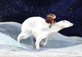 Polar Night Ride Illustration Print, 2 of 2