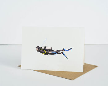 Personalised Scuba Diver Card, 2 of 5