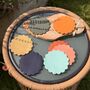 Scalloped Leather Coasters, thumbnail 8 of 9