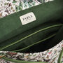 Green Garden Floral Buckle Backpack, thumbnail 5 of 5