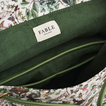 Green Garden Floral Buckle Backpack, 5 of 5