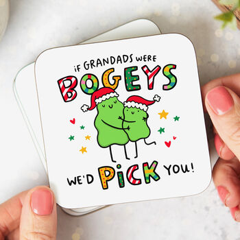 'If Grandads Were Bogeys' Personalised Christmas Mug, 5 of 5