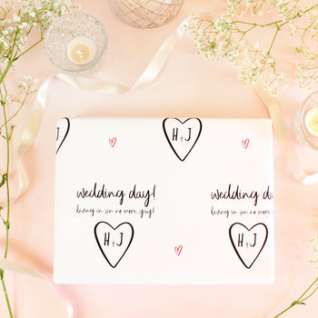 Funny Wedding Day Personalised Wrapping Paper, 3 of 3