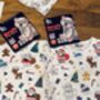 Colour Me In Kids Christmas Pyjamas With Pens, thumbnail 6 of 10