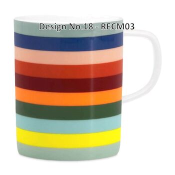 Coffee Or Tea Mug In Fine Porcelain Multicoloured, 2 of 10