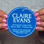 Personalised Blue Plaque Car Air Freshener, thumbnail 1 of 5