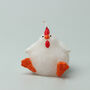 G Decor Yellow Or White Chicken Hen Farmhouse 3D Candle, thumbnail 3 of 5