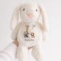 Personalised Safari Initial Bunny Plush Gift, thumbnail 1 of 5