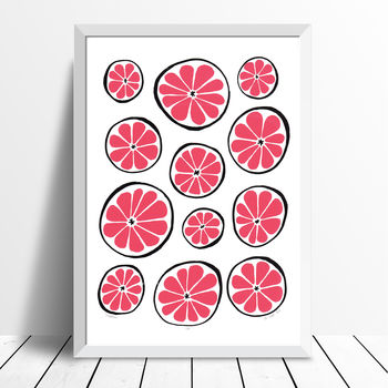 Grapefruit Limited Edition Print Framing Available, 2 of 3
