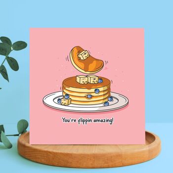 Pancakes Card | Cute Greeting Cards, 4 of 4