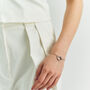 Personalised Woman's Glistering Eclipse Bracelet In Silver, thumbnail 4 of 9