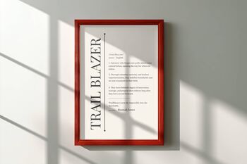 Personalised Definition Style Print, 6 of 6