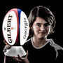 Personalised England Rugby Ball Light, thumbnail 2 of 5