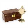 Engraved 5th Anniversary Gold Colour Desk Clock Gift, thumbnail 8 of 12