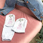 Personalised Birth Flower Women's Birthday Socks, thumbnail 1 of 4