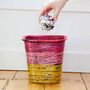Colourful Recycled Newspaper Waste Paper Basket, thumbnail 11 of 11