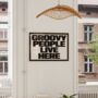 Groovy People Live Here Music Print, thumbnail 7 of 7