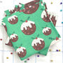 Christmas Pudding Linen Napkins, thumbnail 1 of 2