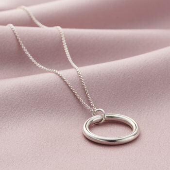 Personalised Double Secret Script Ring Necklace, 4 of 10