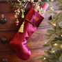 Personalised Luxury Velvet Christmas Stockings, thumbnail 2 of 6