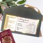 Personalised Golden Holiday Boarding Pass, thumbnail 1 of 4