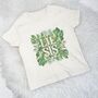 Botanical Big Sis Lil Sis Matching T Shirt Set, thumbnail 2 of 4