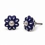 Indigo Bloom Round Ceramic Cabinet Knob, thumbnail 1 of 8