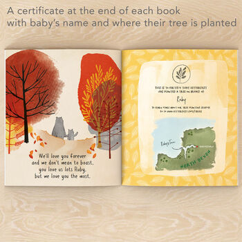 Personalised Family Tree Book For New Baby, 10 of 10