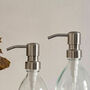 Glass Bottle With Stamped Label And Metal Pump, thumbnail 4 of 7