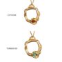 Large Gold Vermeil Plated Birthstone Pendant Necklace, thumbnail 6 of 12