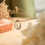 Titanium Steel C Shape Hoop Earrings For Everyday Wear, thumbnail 7 of 9