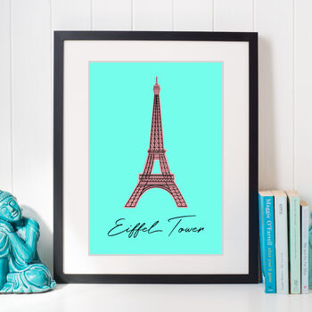 Eiffel Tower Illustration Print, 2 of 3
