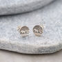 Sterling Silver Mother And Baby Elephant Stud Earrings, thumbnail 3 of 5