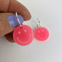 Smiley Face Hoops Fluo Colours, thumbnail 3 of 3