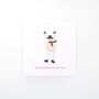 Handmade Love From Snowman Card + A Tree Decoration, thumbnail 2 of 2
