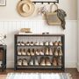 Industrial Shoe Rack Organizer For Entryway Or Bedroom, thumbnail 1 of 6