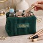 Personalised Soft Velvet Makeup Cosmetic Zip Bag, thumbnail 4 of 8