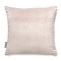 Luxury Super Soft Velvet Cushion Wild Rose Birds Gold, thumbnail 3 of 4