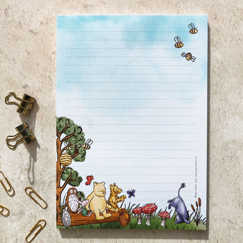 Winnie And Friends On A Log A5 Notepad, 4 of 8