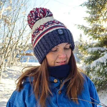 Geyser Fairisle Knit Hat, 3 of 4