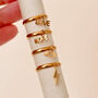 Love Hope Joy Power Charm Ring Stack, thumbnail 7 of 8