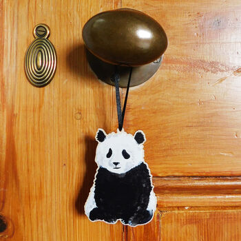 Panda Wooden Hanging Decoration, 2 of 5